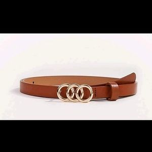 3-Ring Fashion Buckle Belt For Women's.
